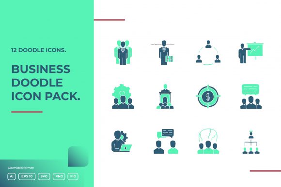Download Business Teamwork Doodle Illustrations - Doodle illustrations Collection
