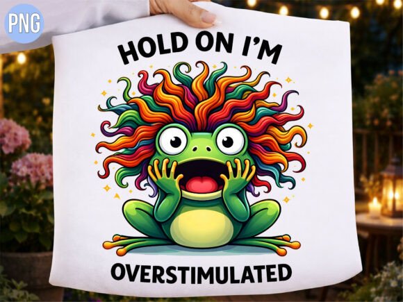 Download Hold on I Am Overstimulated Frog PNG - Frog Collection