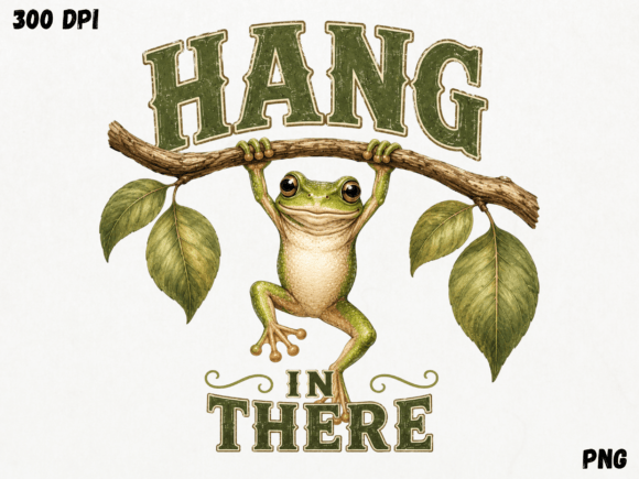 Download Hang in There Frog PNG, Funny Frog Subli - Frog Collection