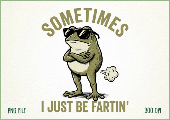 Download Sometimes I Just Be Fartin’ Funny Frog - Frog Collection