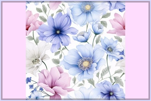 Download Pastel Watercolor Flowers Pattern - Watercolor flowers pattern Collection