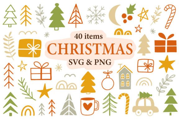 Download Christmas SVG PNG Doodle Illustrations - Doodle illustrations Collection