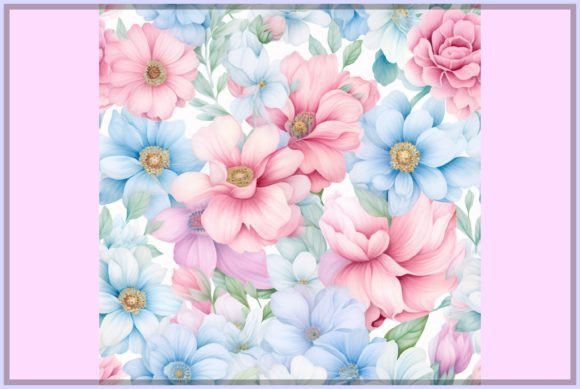 Download Pastel Watercolor Flowers Pattern - Premium Resources