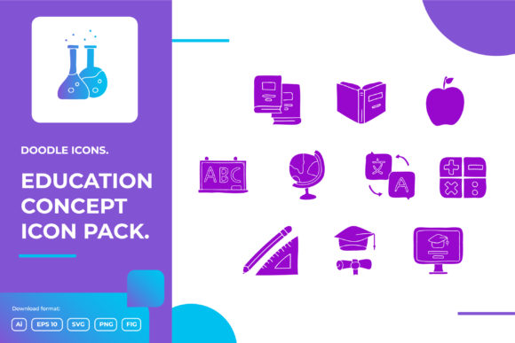 Download Education Doodle Illustrations Icon - Doodle illustrations Collection